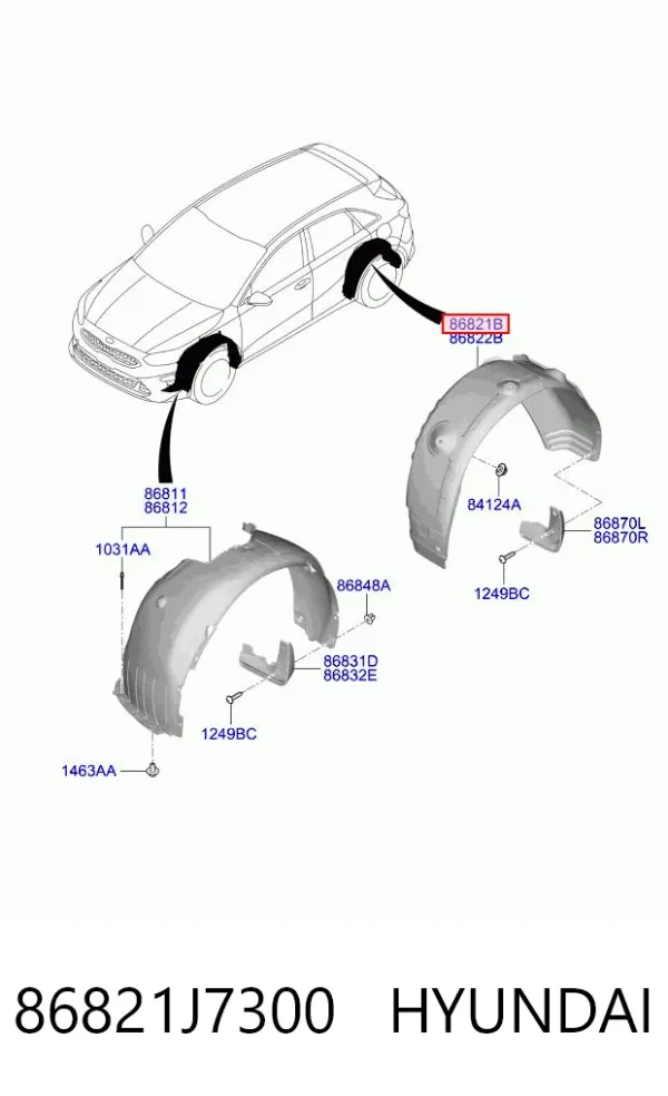  86821J7300 Hyundai/Kia