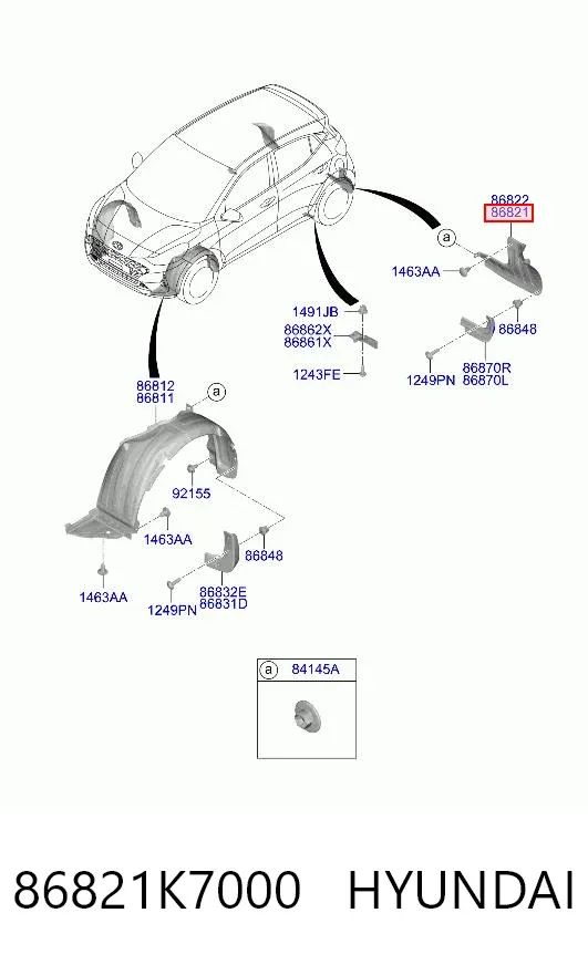  86821K7000 Hyundai/Kia