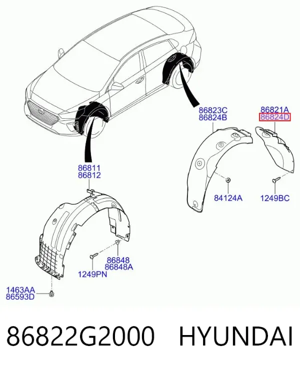  86822G2000 Hyundai/Kia