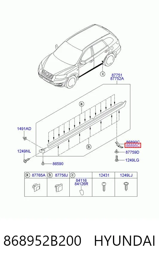  868952B200 Hyundai/Kia