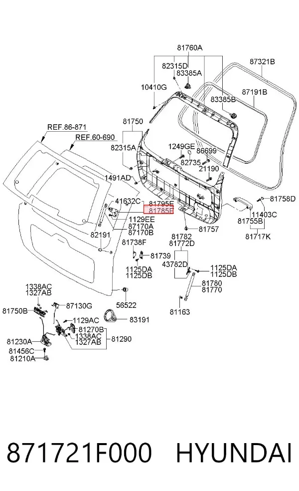  871721F000 Hyundai/Kia