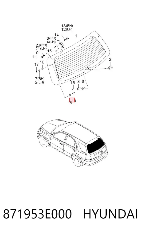  871953E000 Hyundai/Kia