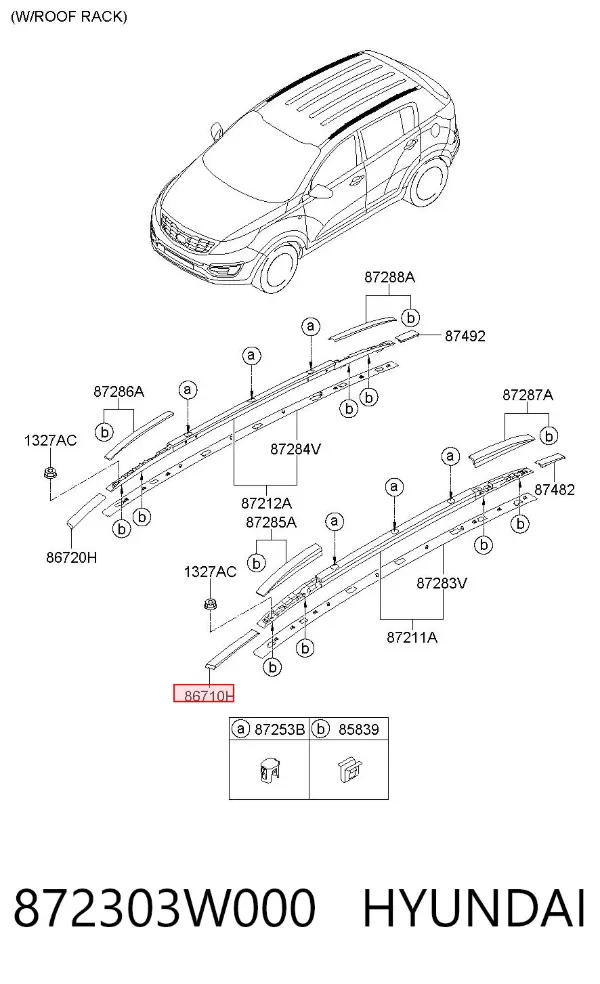  872303W000 Hyundai/Kia