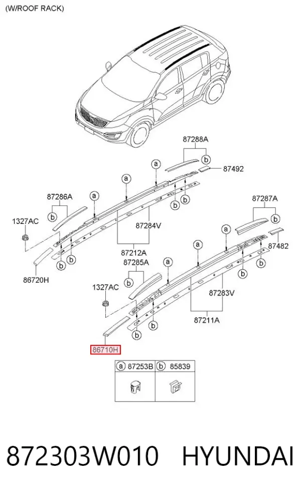  872303W010 Hyundai/Kia