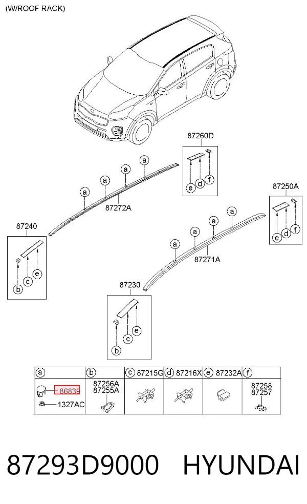  87293D9000 Hyundai/Kia
