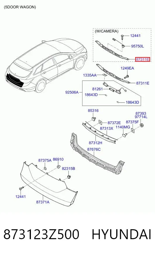  873123Z500 Hyundai/Kia