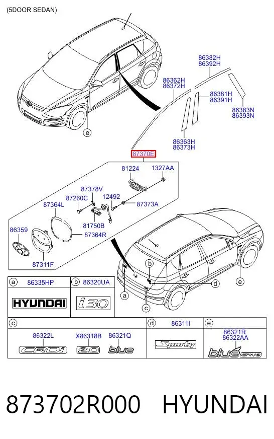  873702R000 Hyundai/Kia