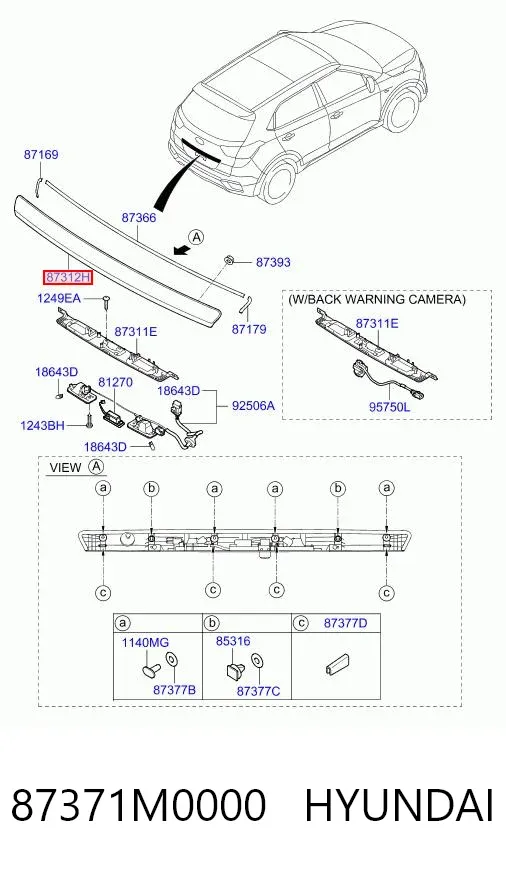 87371M0000 Hyundai/Kia