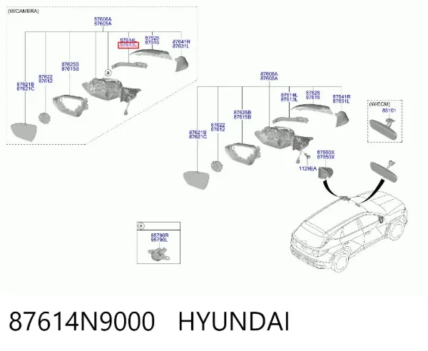  87614N9000 Hyundai/Kia
