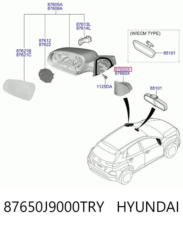  87650J9000TRY Hyundai/Kia