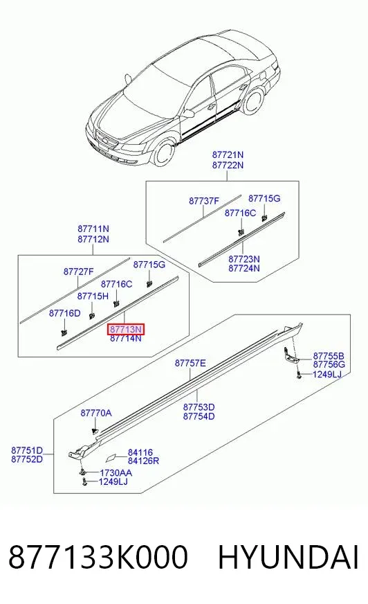 877133K000 Hyundai/Kia