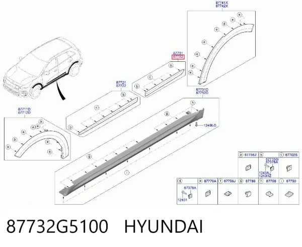  87732G5100 Hyundai/Kia