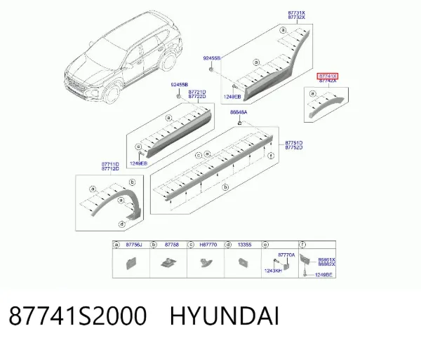 87741S2000 Hyundai/Kia