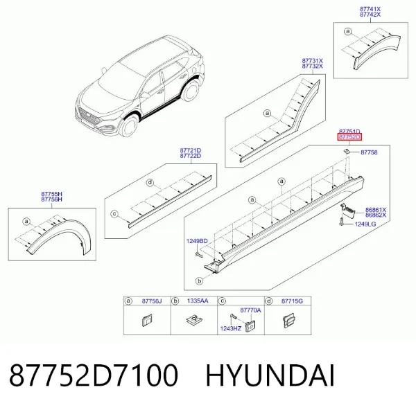 87752D7100 Hyundai/Kia