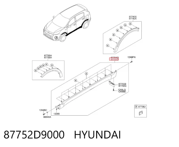  87752D9000 Hyundai/Kia