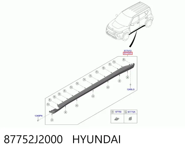  87752J2000 Hyundai/Kia
