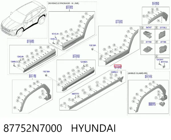  87752N7000 Hyundai/Kia