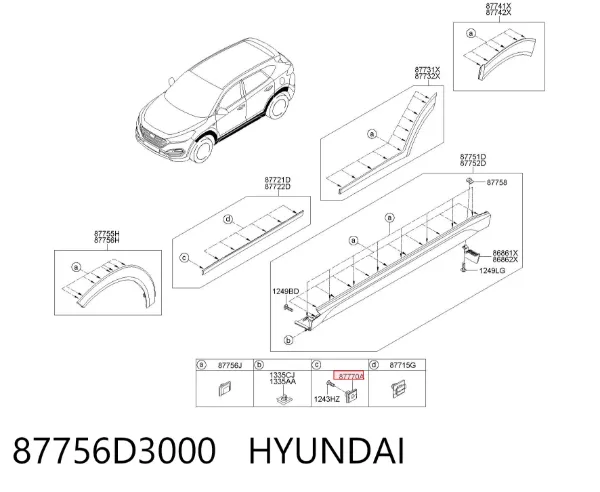  87756D3000 Hyundai/Kia