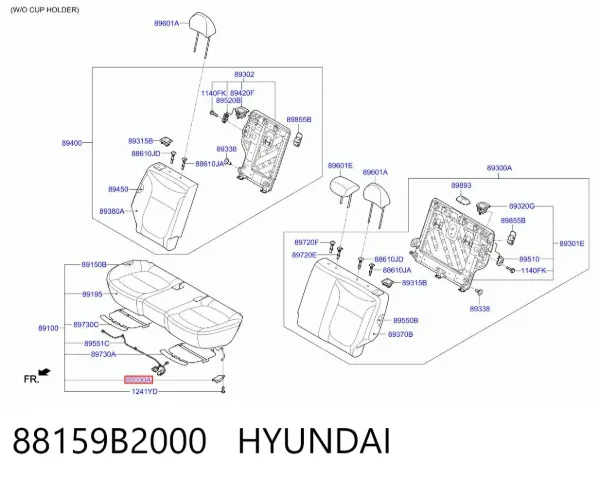  88159B2000 Hyundai/Kia