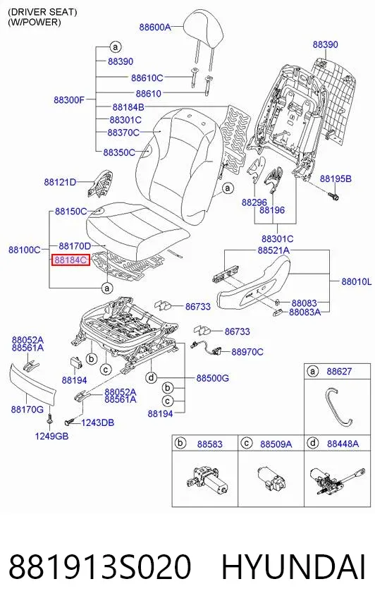  881913S020 Hyundai/Kia