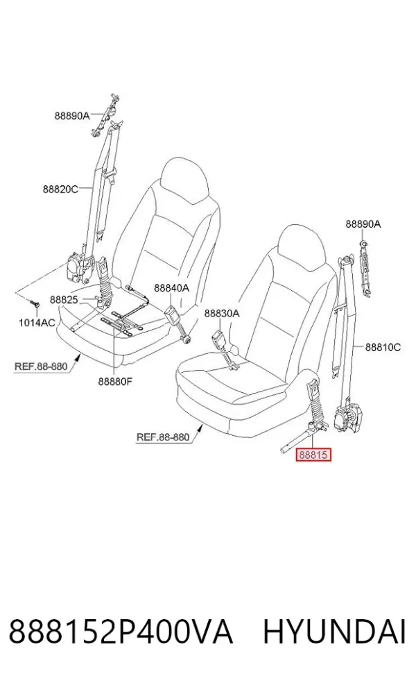  888152P400VA Hyundai/Kia