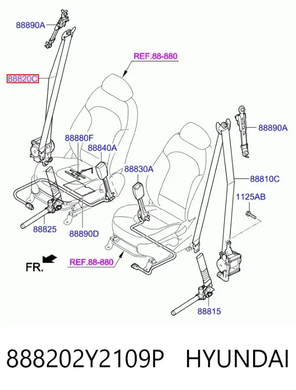  888202Y2109P Hyundai/Kia