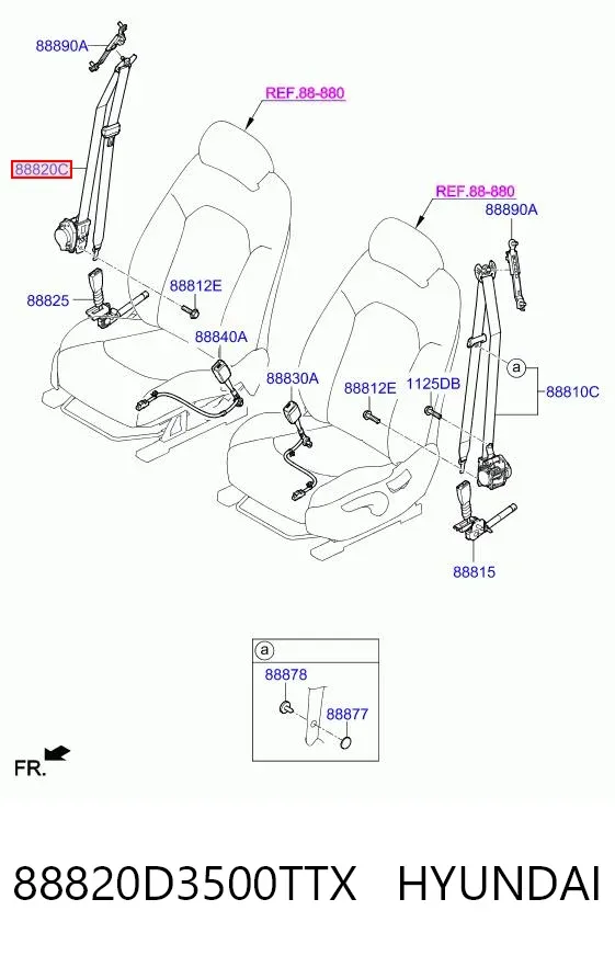  88820D3500TTX Hyundai/Kia