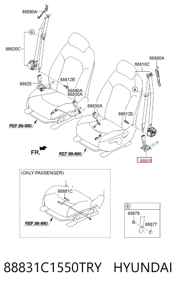  88831C1550TRY Hyundai/Kia