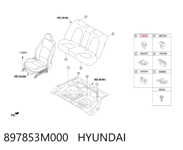  897853M000 Hyundai/Kia