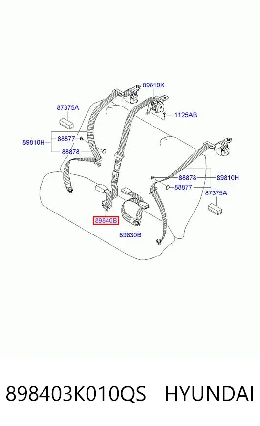  898403K010QS Hyundai/Kia