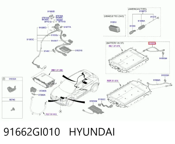  91662GI010 Hyundai/Kia