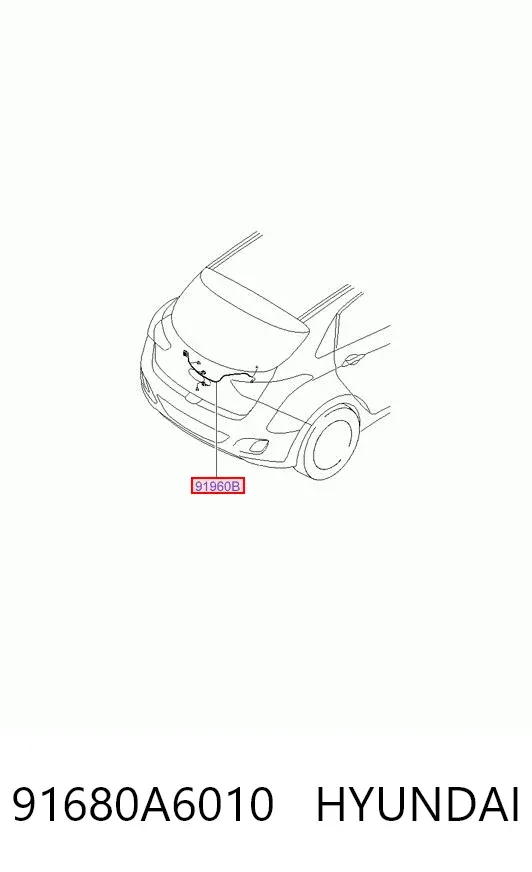  91680A6010 Hyundai/Kia