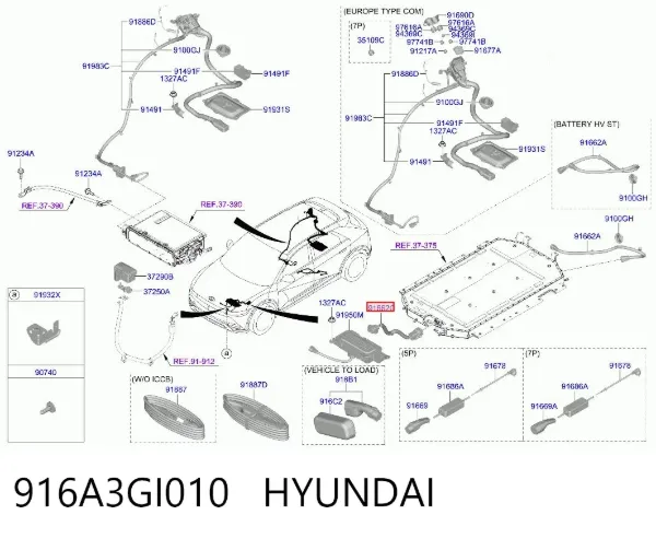  916A3GI010 Hyundai/Kia