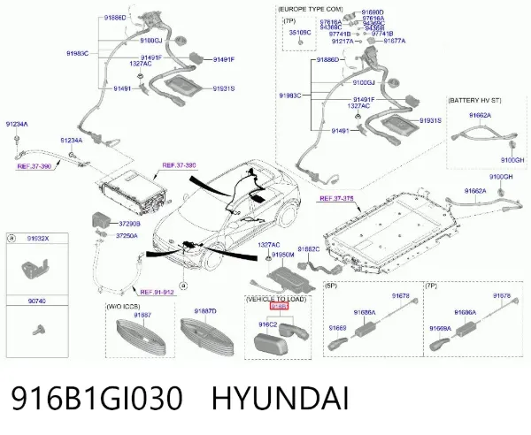  916B1GI030 Hyundai/Kia