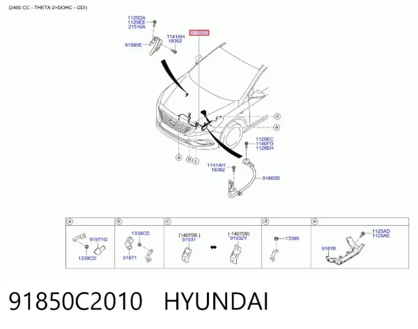  91850C2010 Hyundai/Kia