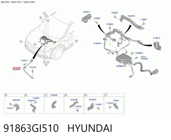  91863GI510 Hyundai/Kia