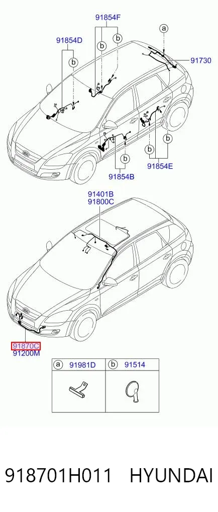  918701H011 Hyundai/Kia