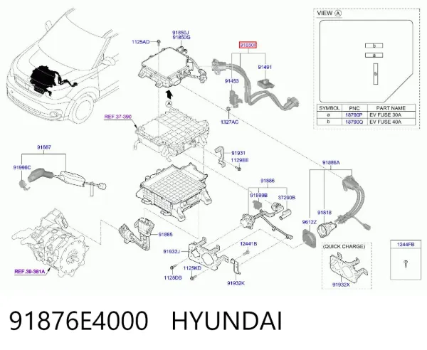  91876E4000 Hyundai/Kia