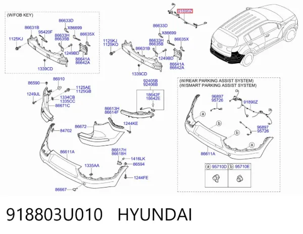  918803U010 Hyundai/Kia