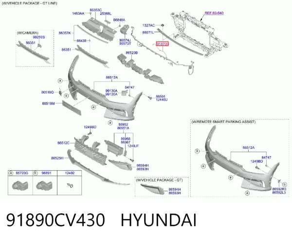  91890CV430 Hyundai/Kia