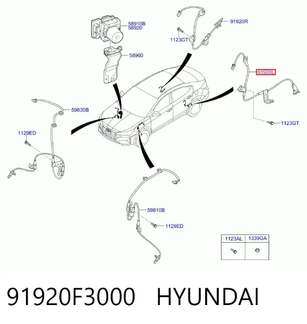  91920F3000 Hyundai/Kia