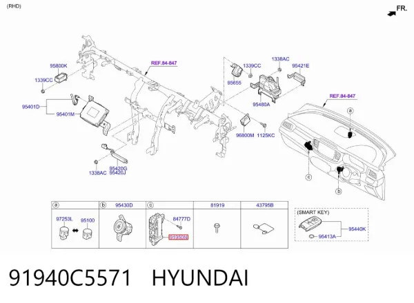  91940C5571 Hyundai/Kia