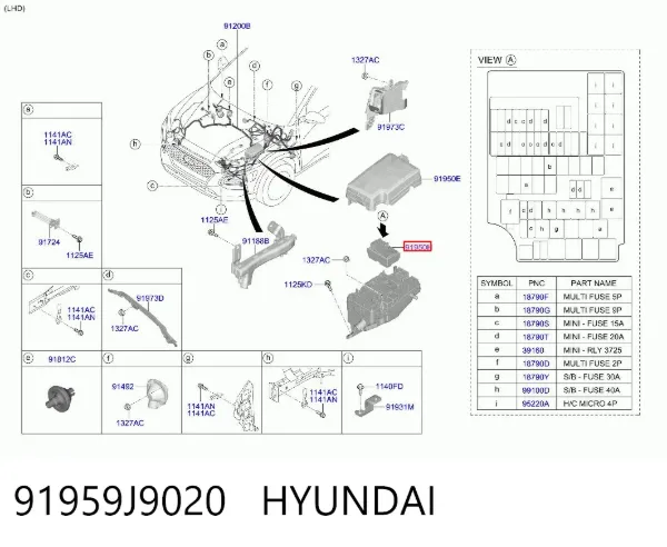  91959J9020 Hyundai/Kia