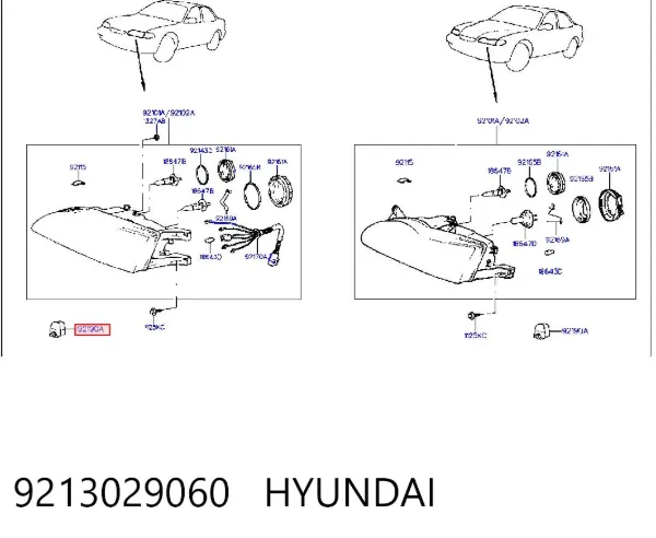 Коректор фар Hyundai Sonata IV