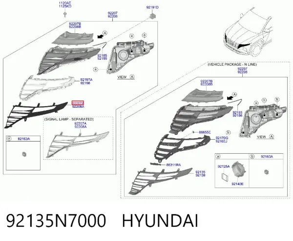  92135N7000 Hyundai/Kia
