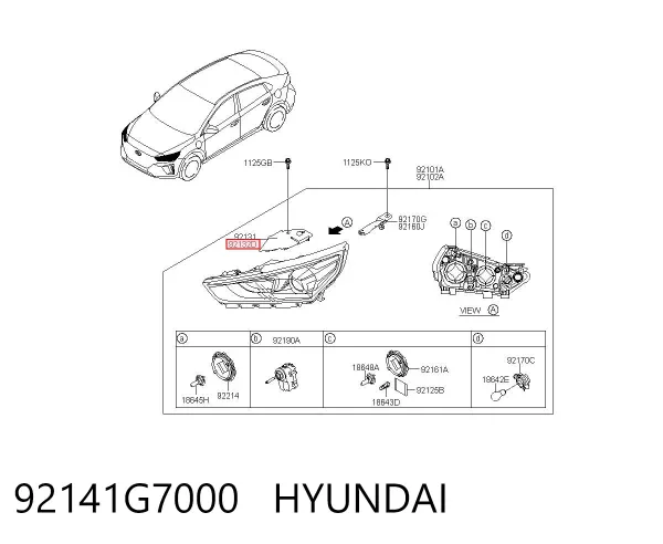  92141G7000 Hyundai/Kia