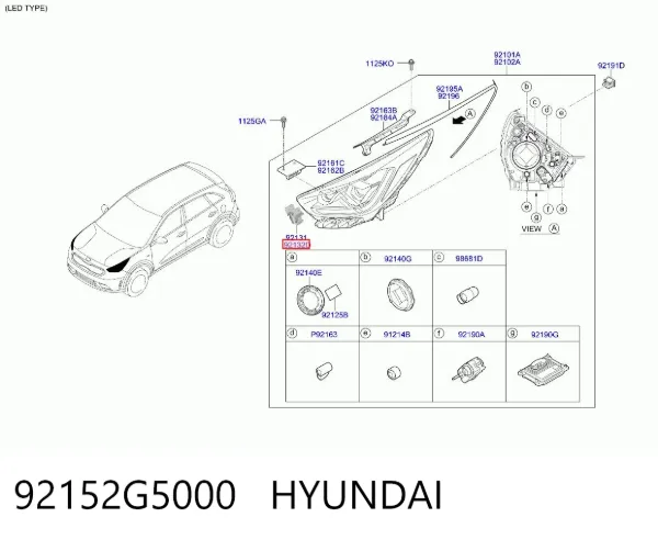  92152G5000 Hyundai/Kia