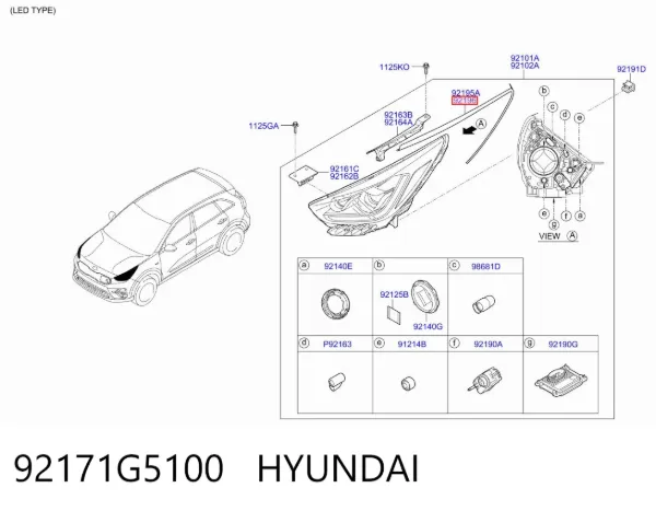  92171G5100 Hyundai/Kia