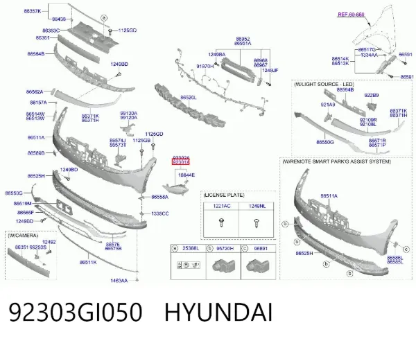  92303GI050 Hyundai/Kia
