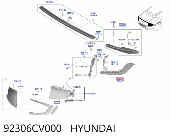  92306CV000 Hyundai/Kia